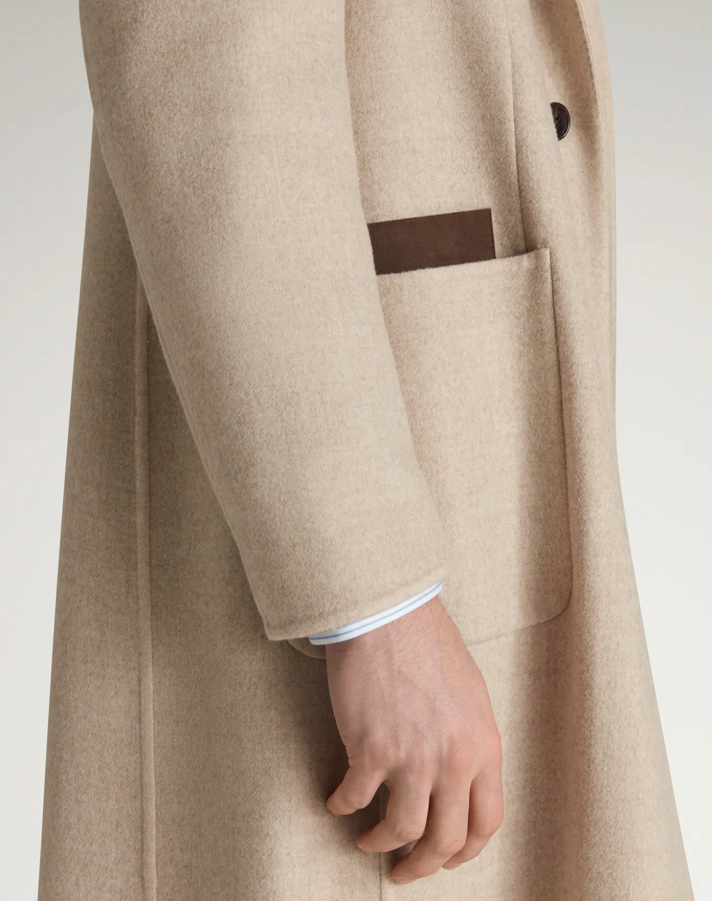 Merino Wool Double Face Chesterfield Coat