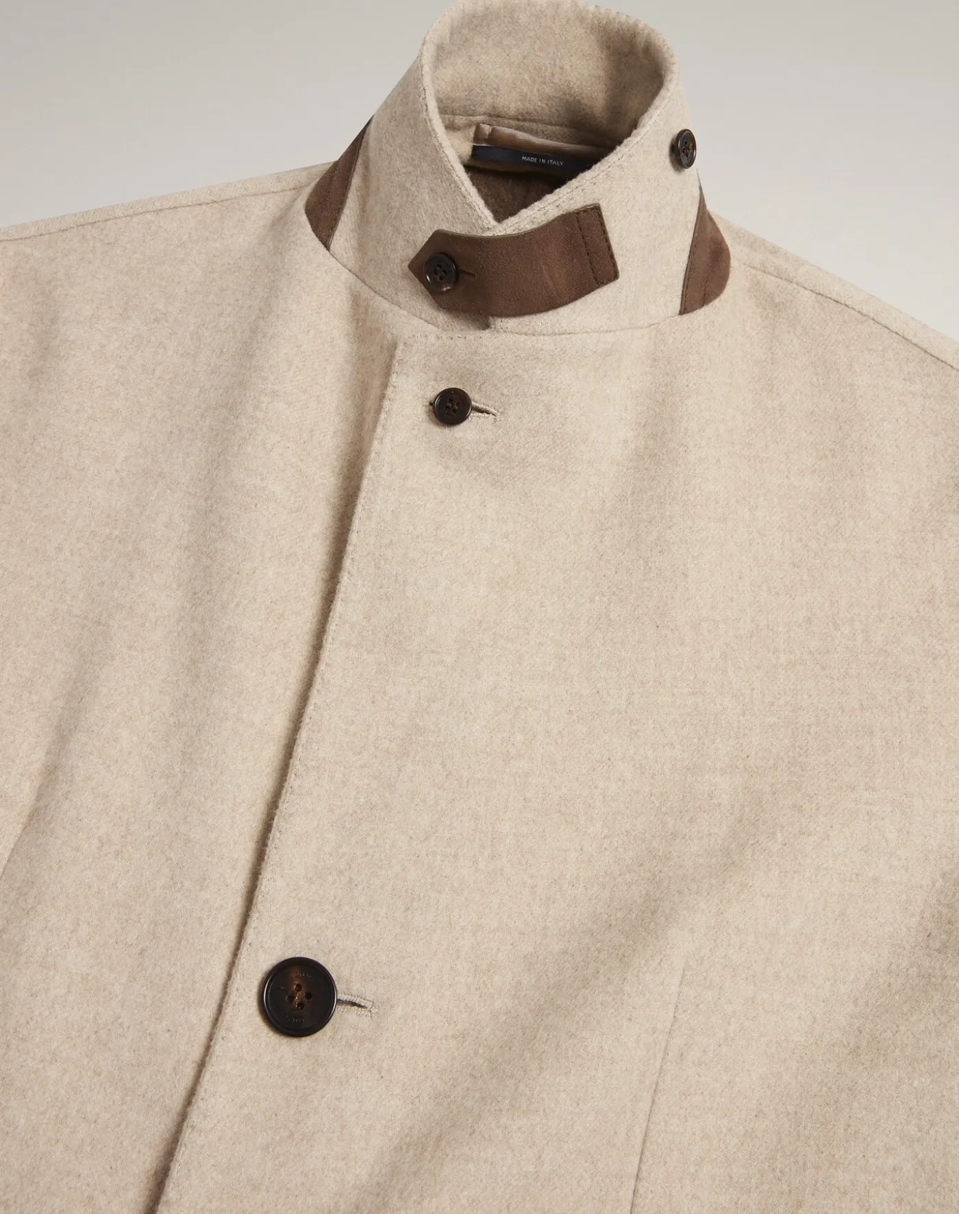 Merino Wool Double Face Chesterfield Coat