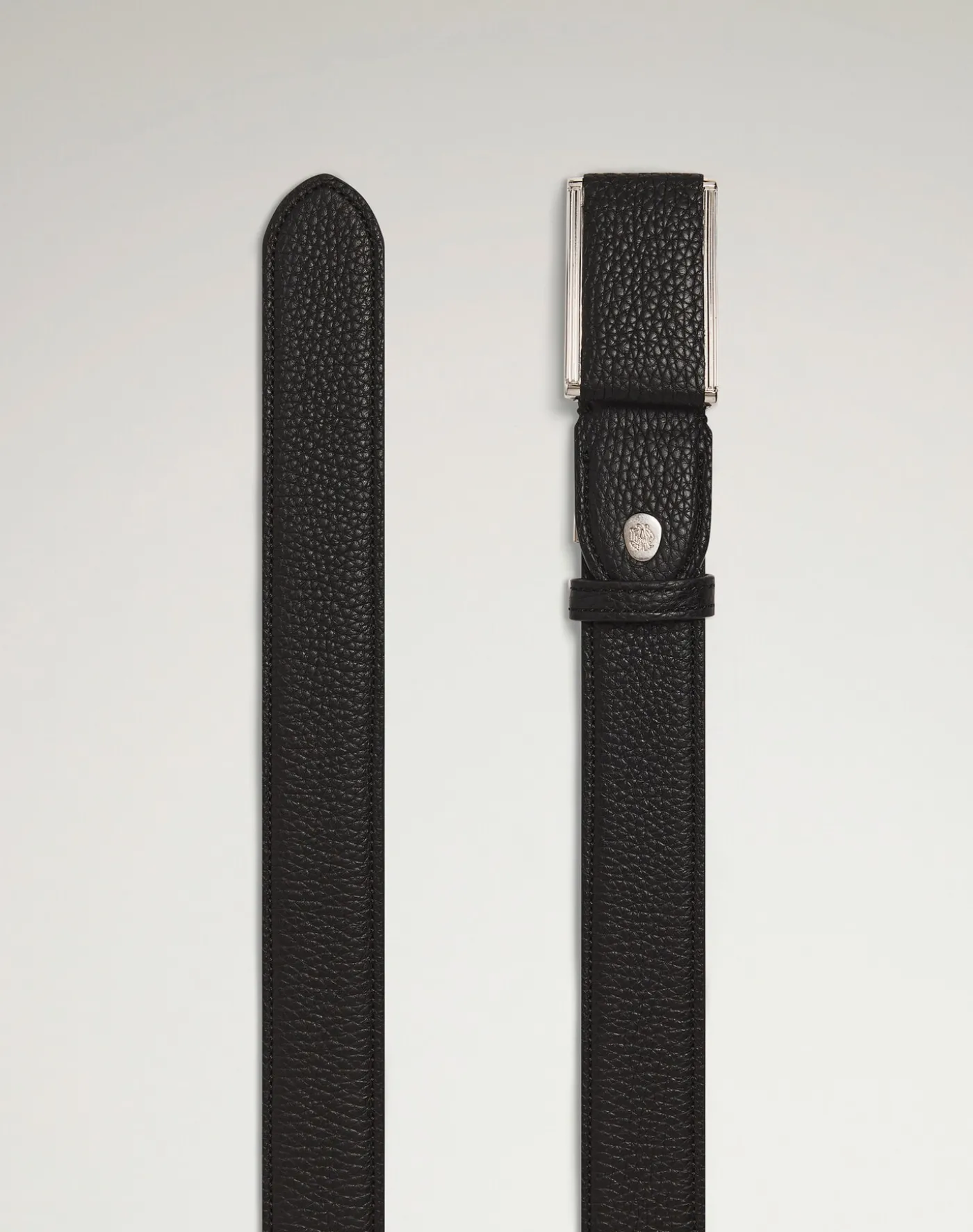 35Mm Automatic Reed Buckle Grain Leather Belt