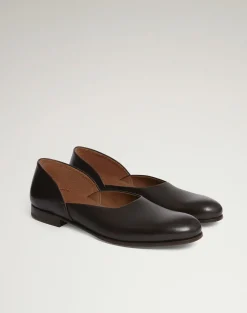 Mount Two Piece Leather Slippers