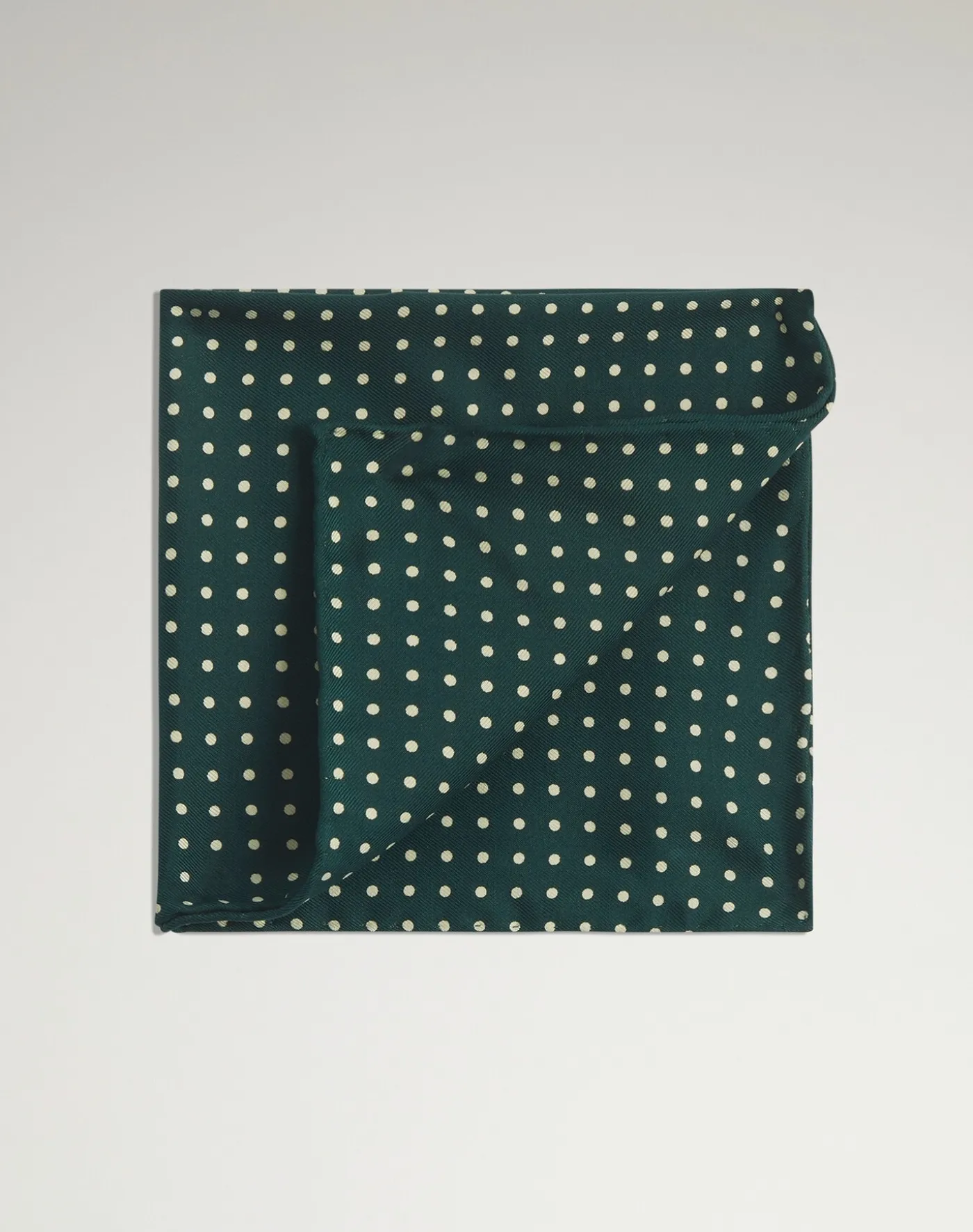 Screen Printed Polka Dot Pocket Square