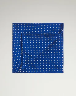 Screen Printed Polka Dot Pocket Square
