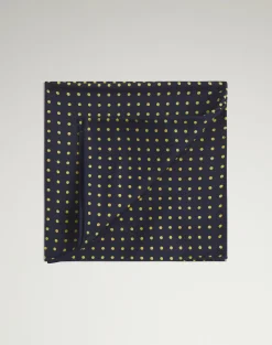 Screen Printed Polka Dot Pocket Square