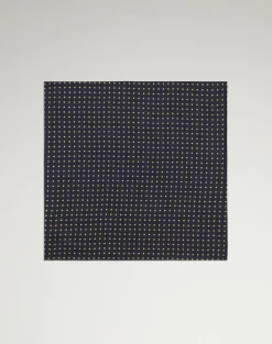 Screen Printed Polka Dot Pocket Square
