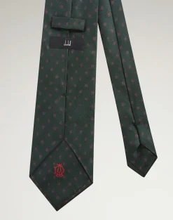 Silk Circular Medallion Printed Tie