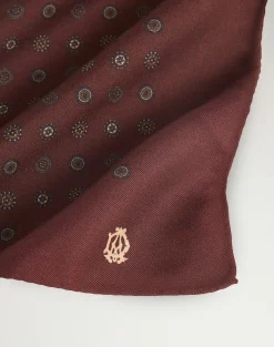 Silk Circular Neats Pocket Square