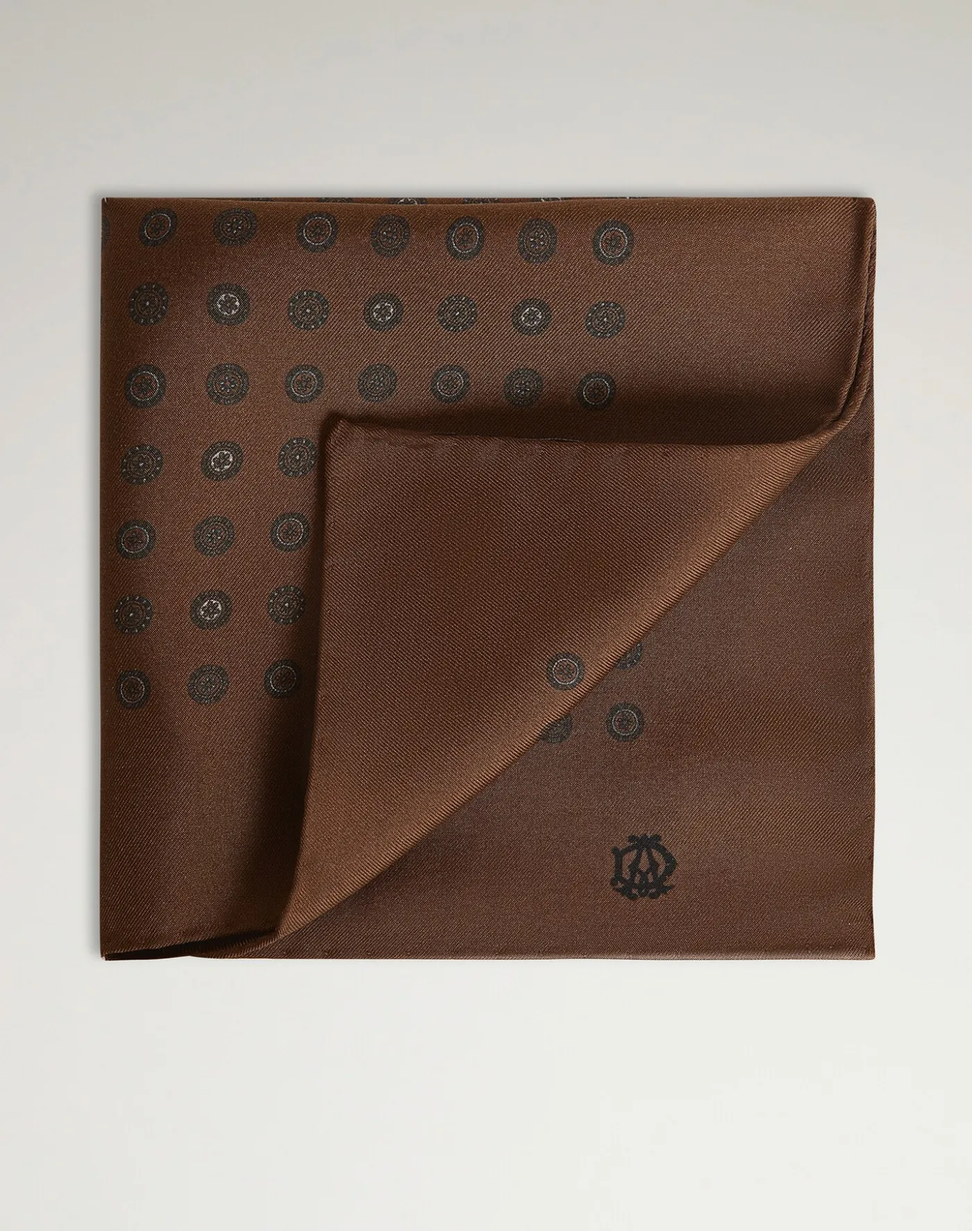 Silk Circular Neats Pocket Square