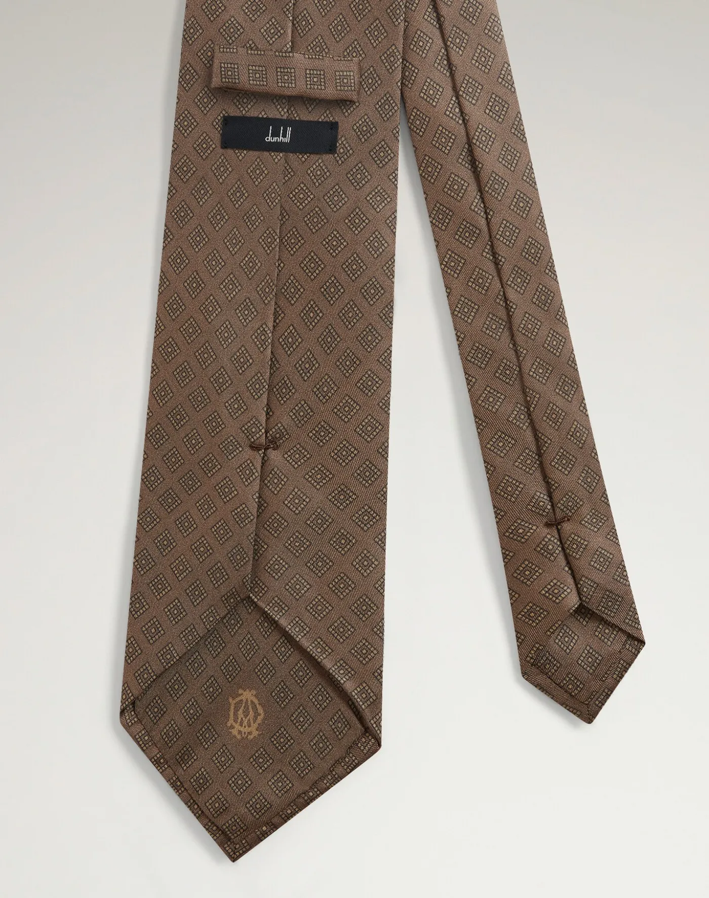 Silk Diamond Neats Printed Tie