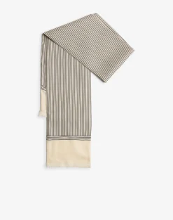 Silk Linear Evening Scarf