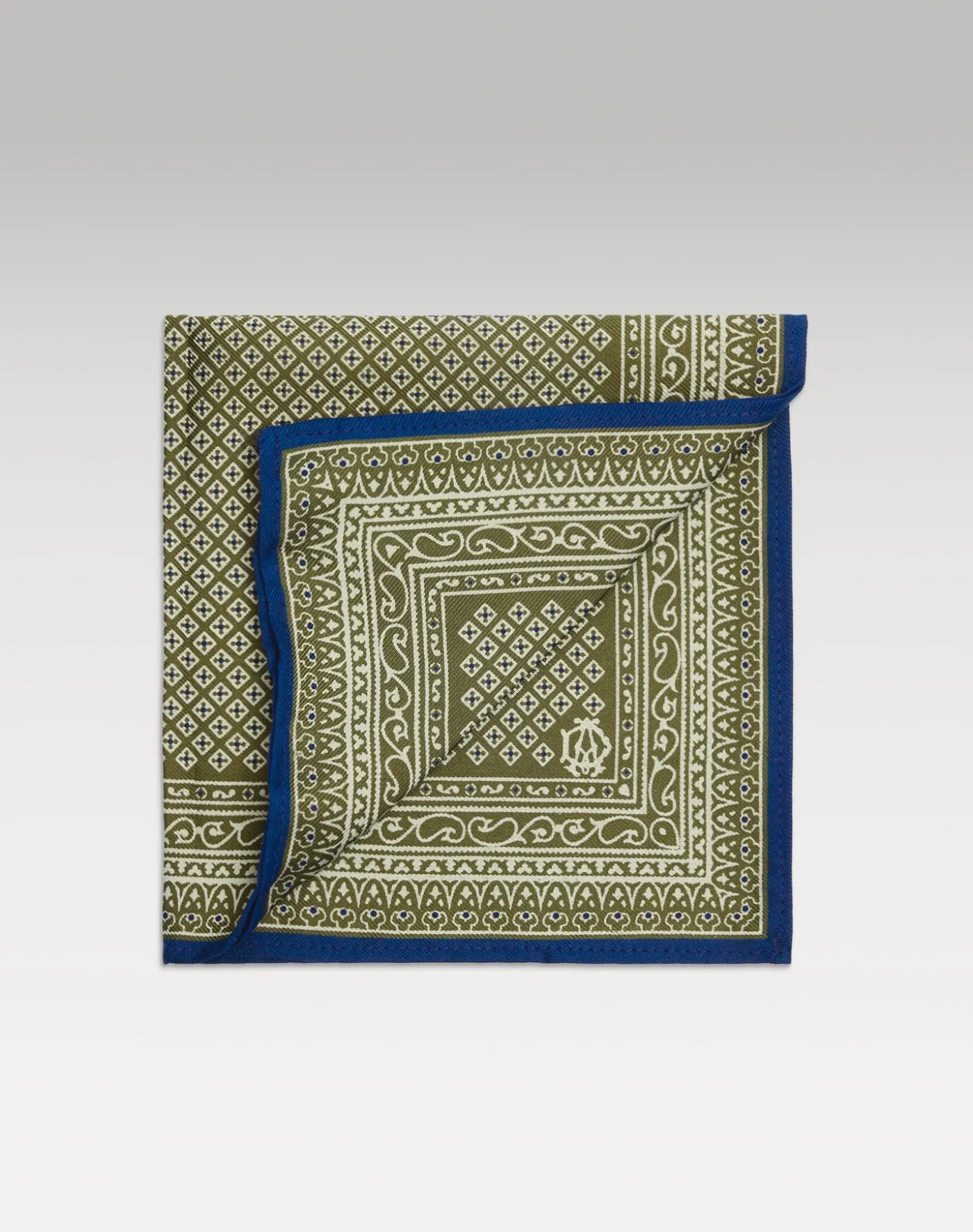 Silk Micro Diamond Neats Screen Printed Pocket Square