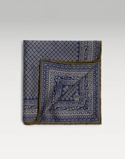 Silk Micro Diamond Neats Screen Printed Pocket Square