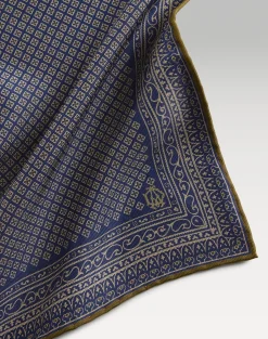 Silk Micro Diamond Neats Screen Printed Pocket Square