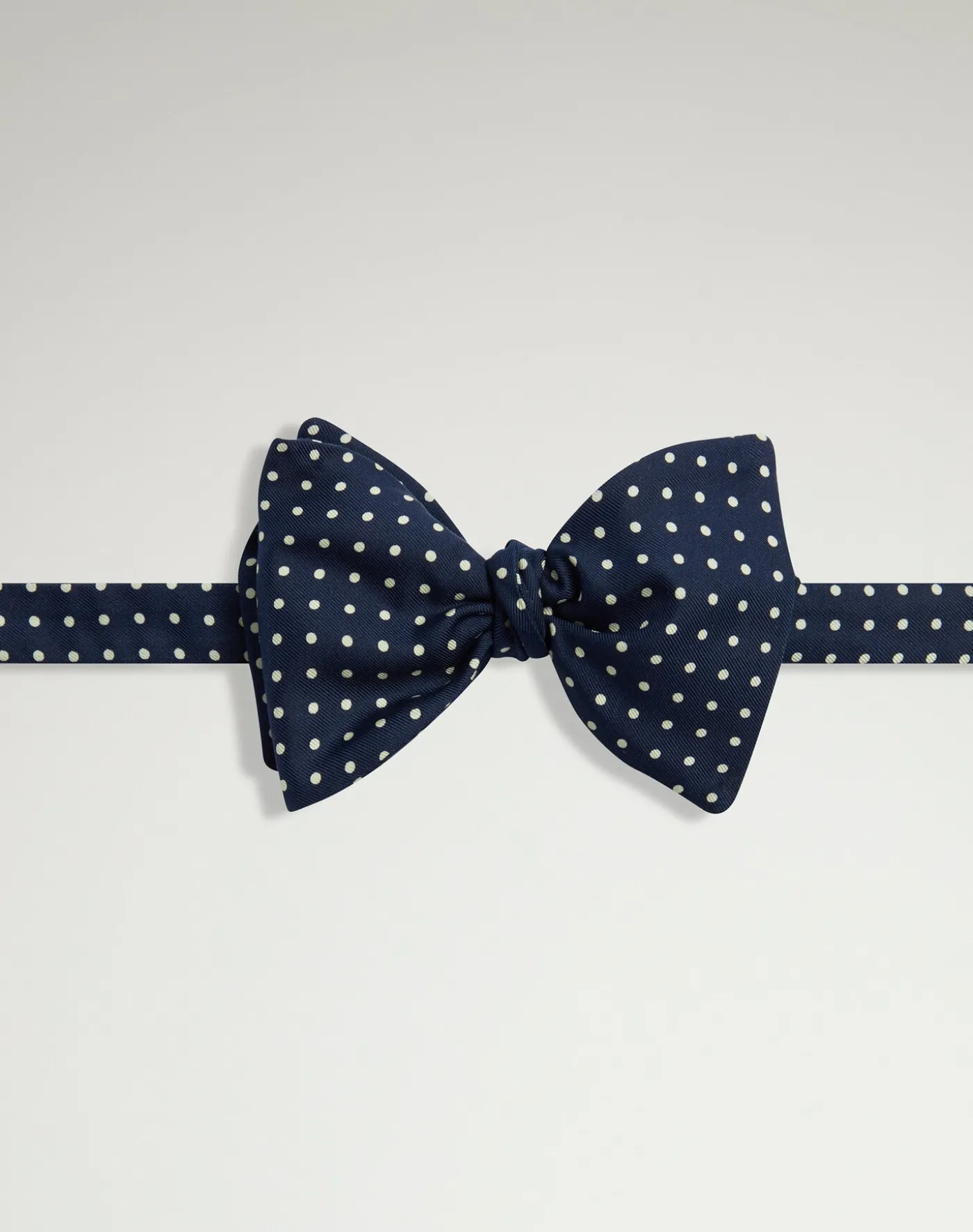 Silk Polka Dot Butterfly Bow-Tie