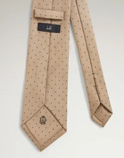 Silk Polka Dot Screen Printed Tie