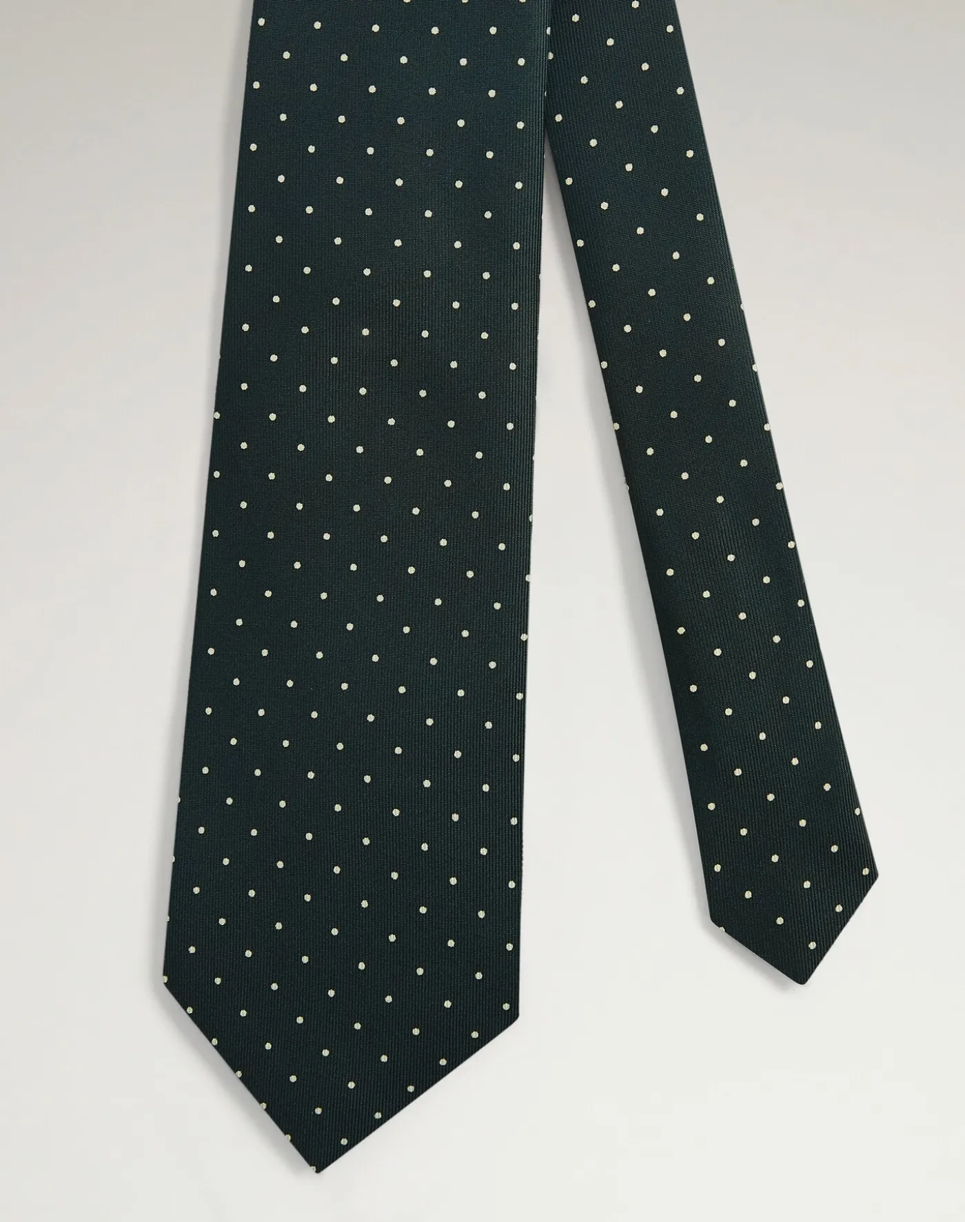 Silk Polka Dot Screen Printed Tie