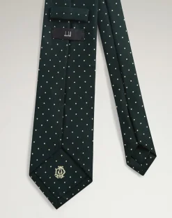 Silk Polka Dot Screen Printed Tie