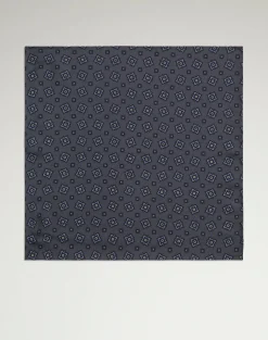Silk Scattered Medallion Pocket Square