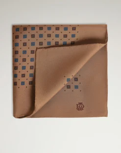 Silk Square Floral Neats Pocket Square