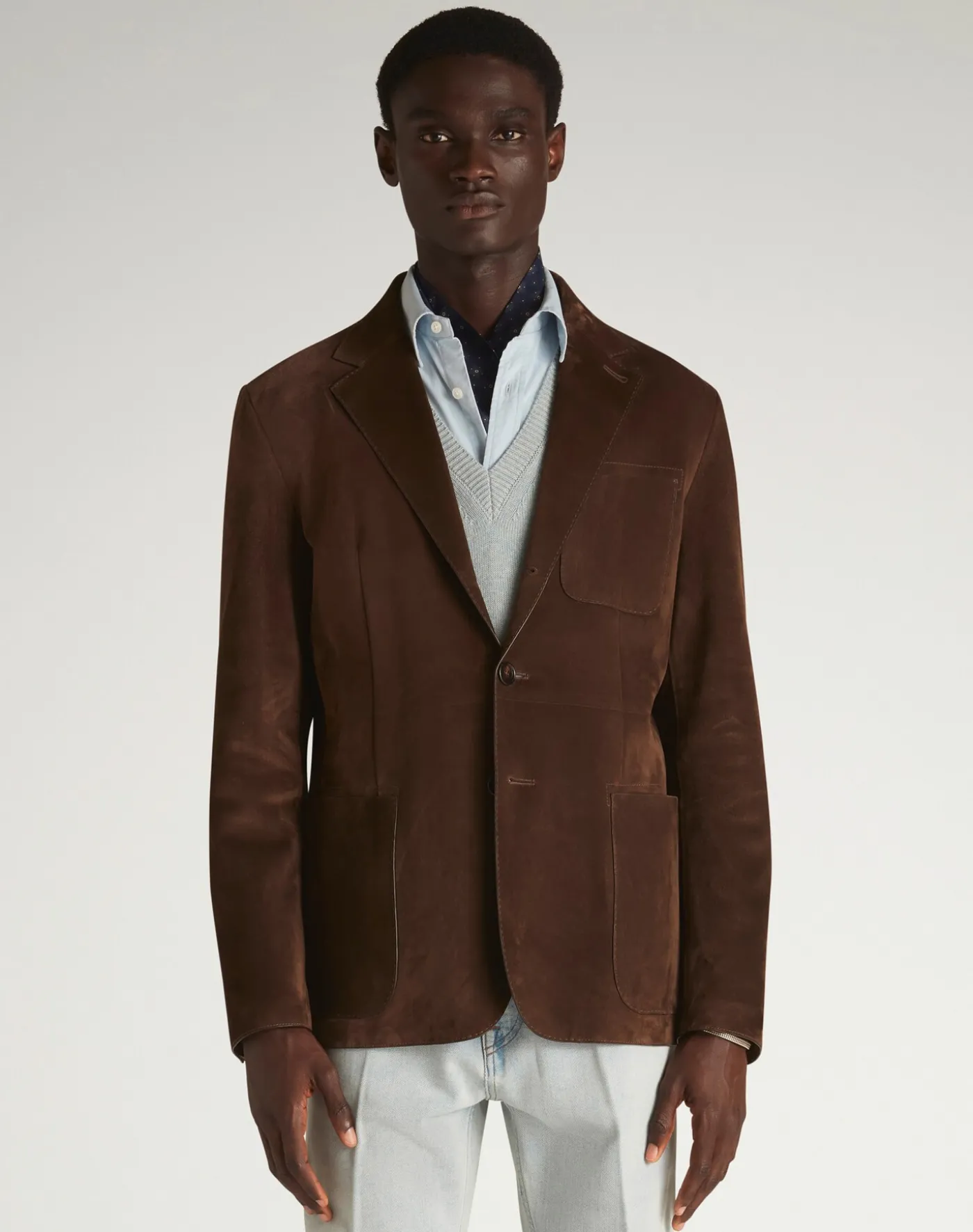 Suede Blazer