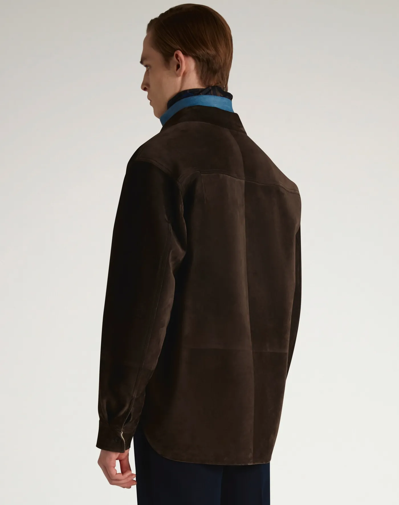 Suede Cashmere Overshirt
