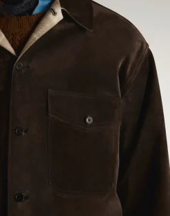 Suede Cashmere Overshirt