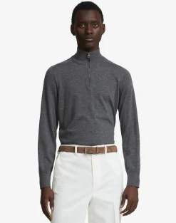 Superfine Cashmere 1/4 Zip Jumper