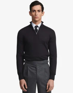 Superfine Cashmere 1/4 Zip Jumper
