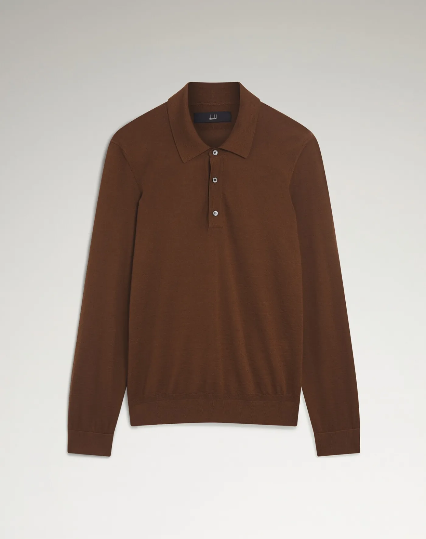 Superfine Cashmere Long Sleeve Polo
