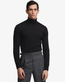 Superfine Cashmere Roll Neck Jumper