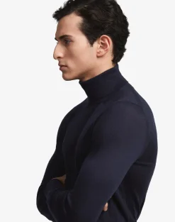 Superfine Cashmere Roll Neck Jumper