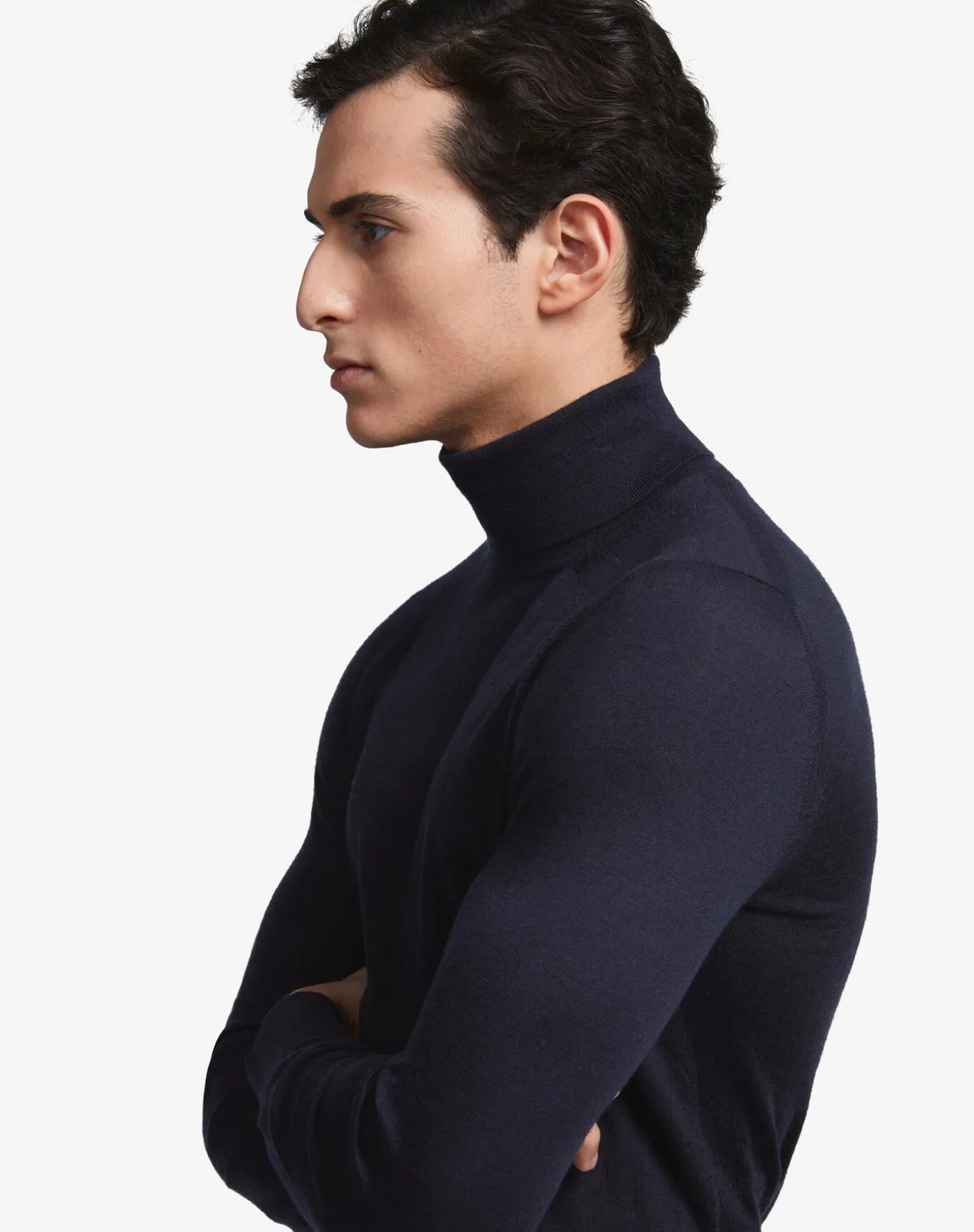 Superfine Cashmere Roll Neck Jumper