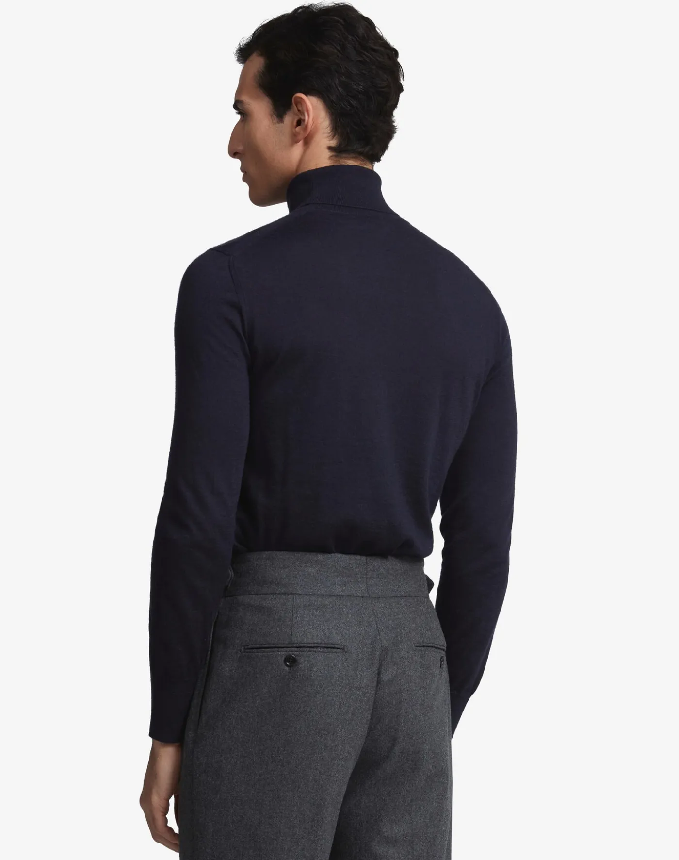 Superfine Cashmere Roll Neck Jumper