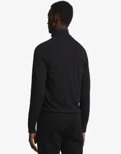 Superfine Cashmere Zip Through Jumper