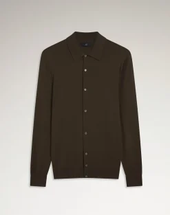 Superfine Virgin Merino Wool Long Sleeve Shirt