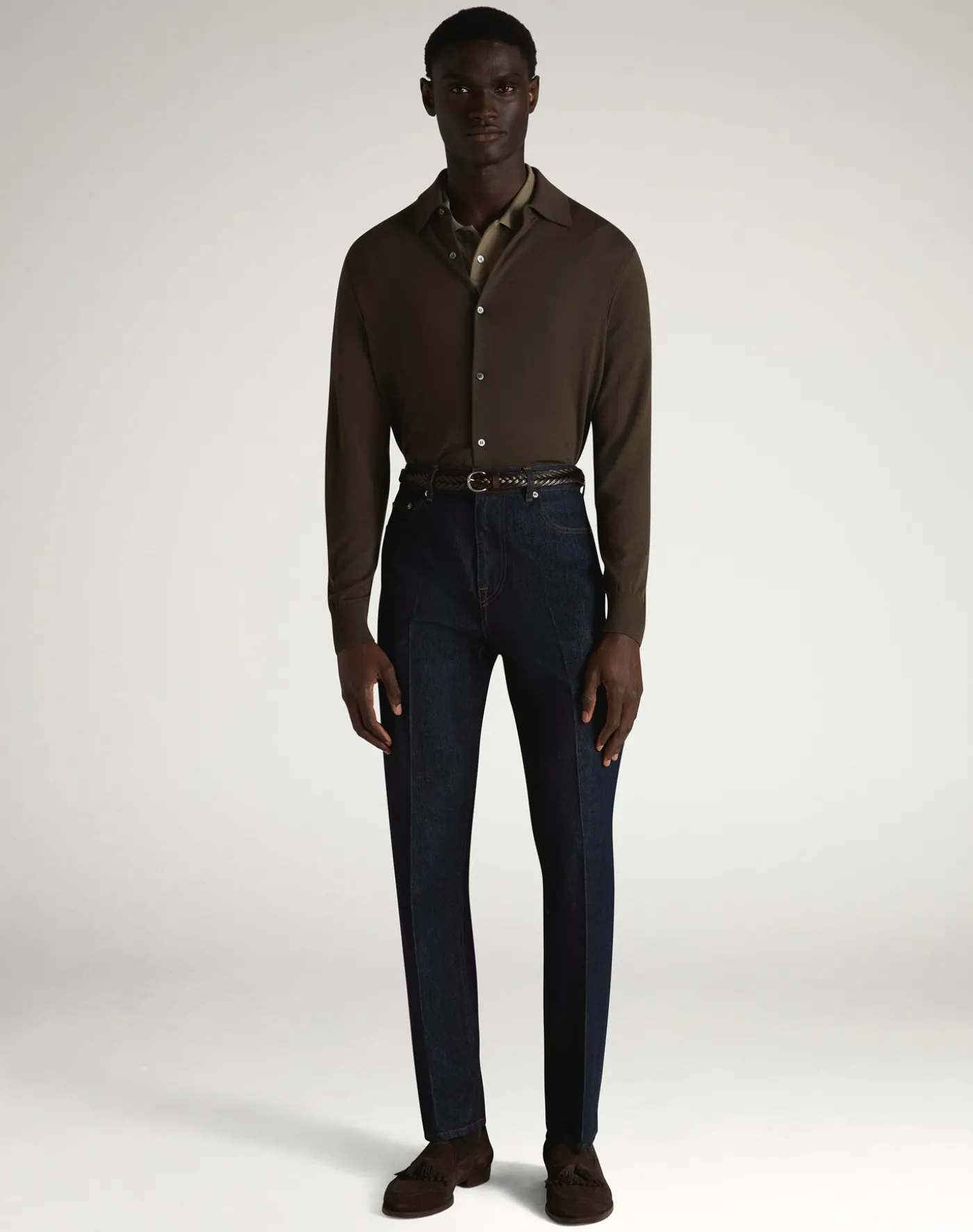 Superfine Virgin Merino Wool Long Sleeve Shirt