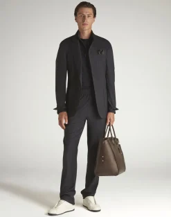 Wool Blend Travel Jacket
