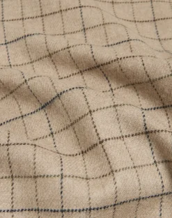 Wool Cashmere Tattersall Check Bourdon Single Breasted Sports Coat