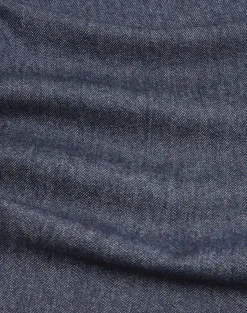 Wool Cotton Denim 5 Pocket Trousers