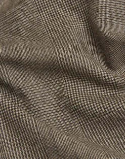 Wool Glen Check Bourdon Double Breasted Jacket