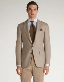 Wool Herringbone Flannel Bourdon Jacket