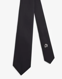 Wool Silk 5 Fold Woven Tie
