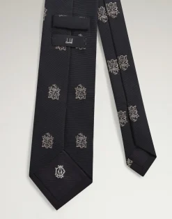 Wool Silk Armorial Neats Tie