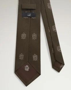 Wool Silk Armorial Neats Tie