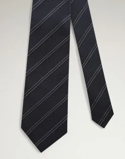 Wool Silk Stripe Tie