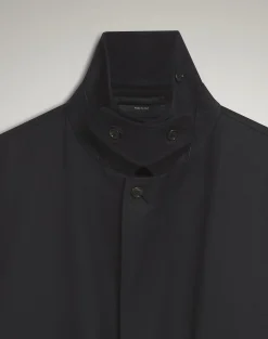 Wool Super 180's Balmacaan Coat