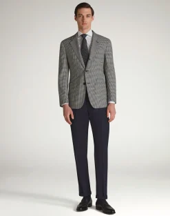 Wool Twill Single Pleat Trousers