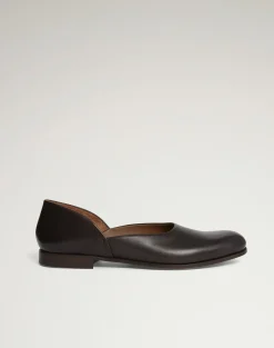 Mount Two Piece Leather Slippers