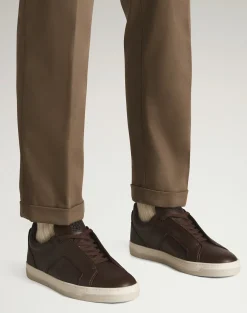 Tailored Leather Sneakers
