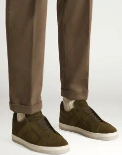 Tailored Suede Sneakers